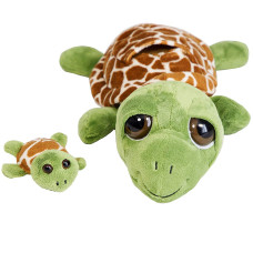 The Petting Zoo Sea Turtle Plush Toy - 12" Multi Color