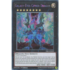 Deckboosters YugiOh : DRL3-EN029 1st Ed galaxy-Eyes cipher Dragon Secret Rare card - ( Yu-gi-Oh Single card)