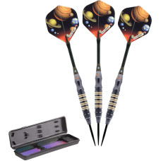 Elkadart Unisex Adult Elkadart Orbital Steel Tip Darts With Storage Travel Case 21 Grams Gold 21G Us