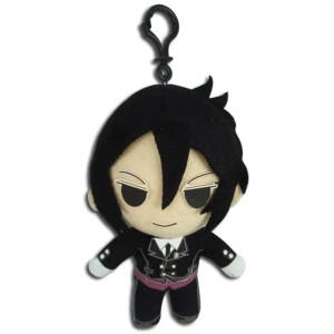 Great Eastern Entertainment Black Butler 5 Plush Key Chain Sebastian Multicolor 52855