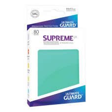 Ultimate Guard Supreme Ux Card Sleeves 80 Piece Turquoise Standard Size