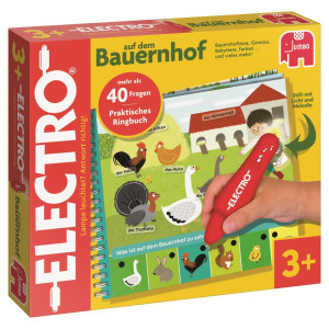 Jumbo 19532 Electro Wonderpen On The Farm Educational Game