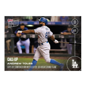 Mlb La Dodgers Andrew Toles Callup 413 Topps Now Trading Card