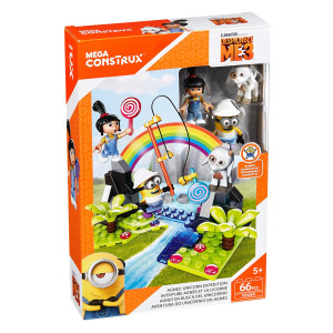 Mega Bloks Construx Despicable Me Agnes Unicorn Expedition Building Set