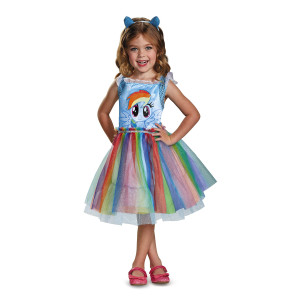 Rainbow Dash Movie Toddler Classic Costume Blue Small 2T