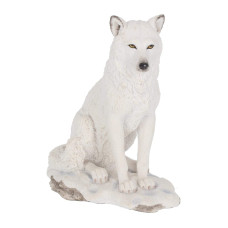 Nemesis Now Ghost Wolf Figurine 24Cm White