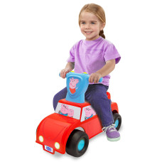 Peppa Pig Family Car Push N Scoot Rideon