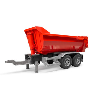 Bruder 03923 Half Pipe Trailer For Trucks Vehicle