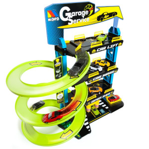 Molto Y Cia Garage Service Playset 4 Story Multicolor