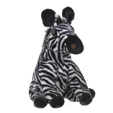 Wild Republic Zebra Plush Stuffed Animal Plush Toy Gifts For Kids Cuddlekins 12 Inches Multicolor