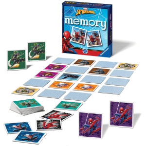 Ravensburger 21308 Spiderman Marvel Spidermanmini Memory Kids Age 3 Years And Upa Classic Picture Snap Matching Pairs Game