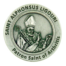 Patron Saint Of Arthritis St Alphonsus Ligouri Pocket Token With Prayer By Lumen Mundi