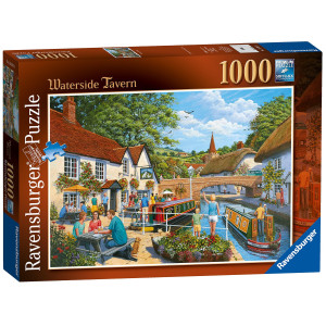 Ravensburger Waterside Tavern Jigsaw Puzzles 1000 Pieces For Adults And Kids Age 12 Years Up