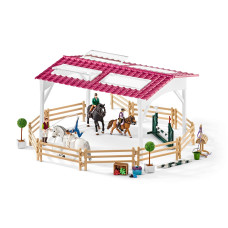 Schleich Horse Club 40Piece Playset Horse Toys For Girls And Boys 512 Years Old Riding School With Riders And Horses