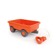 Green Toys Wagon Orange Pretend Play Motor Skills Kids Outdoor Toy Vehicle No Bpa Phthalates Pvc Dishwasher Safe Recyc