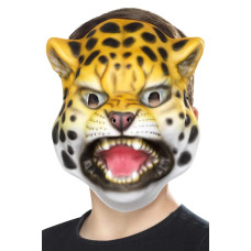 Smiffys Leopard Mask Yellowblack One Size