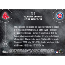 Mlb Chicago Cubs David Ortizkris Bryant Os1 2016 Topps Now Trading Card