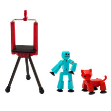 Toy Shed Tst615A Stikbot Studio Series 2 1 Stikbot 1 Animal 1 Tripod Multicolor