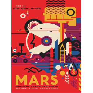 New York Puzzle Company Nasa Visit Mars 1000 Piece Jigsaw Puzzle For Adults By Invisible Creature