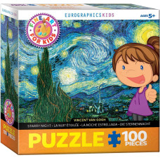 Starry Night By Vincent Van Gogh 100Piece Puzzle