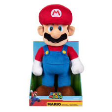 World Of Nintendo Super Mario Mario Jumbo Plush Collectible Stuffed Toy Figure 20 Inches Tall