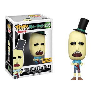 Pop Funko Animation Rick And Morty Mr Poopy Butthole 206 Gunshot Wound Exclusive