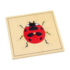 Montessori Lady Bug Puzzle