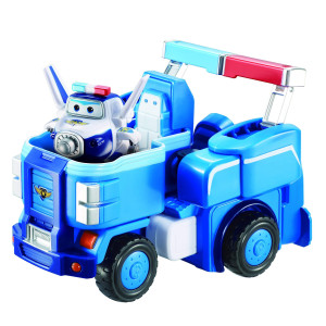 Super Wings 7 Pauls Police Cruiser With 2 Transformabot Paul Mini Figure Transforming Airplane Toys Vehicle Set Fun Pre