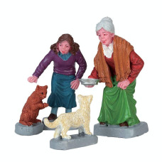 Lemax Cream For Kitty Set Of 4