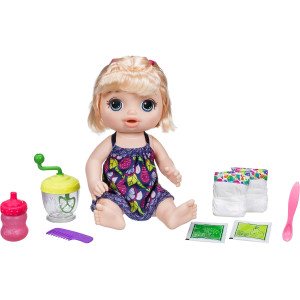 Baby Alive Sweet Spoonfuls Blonde Baby Girl Doll