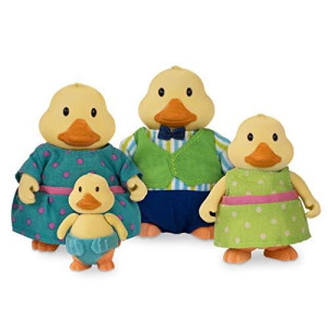 Lil Woodzeez Quickquack Duck Family 5 Piece Set