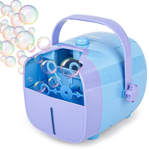 Kindiary Bubble Machine Automatic Bubble Blower Portable Bubble Maker For Kids Toddlers With 5000 Bubblesmin 2 Speeds 128