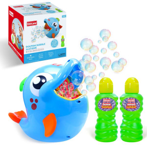 Kidzlane Bubble Maker Machine For Kids Big Bubbles Speed Blower For Toddlers Outdoor Party Play Makes 500 To 1000 Per Minut