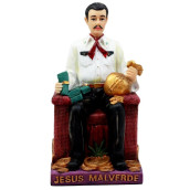 Atlantic Collectibles Jesus Malverde Statue Angel Of The Poor Sinaloa Religious Figurine Mexico Decor 625 Tall