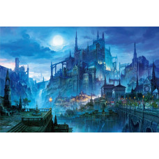 Ingooood Tranquil Series Castle In The Night Basswood Jigsaw Puzzles 1000 Pieces For Adult