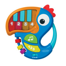 Infantino Piano Numbers Learning Toucan Lightup Piano Keys And Numbers Songs Words Phrases And Sound Effects Easy To Gr