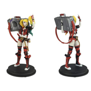 Icon Heroes Dc Rebirth 8 Harley Quinn Wboombox Statue Sdcc 2017 Exclusive