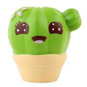 Anboor 4.1 Inches Squishies Cactus Scented Jumbo Slow Rising Kawaii Squishie Stress Relief Toy For Collection Gift Random Delivery