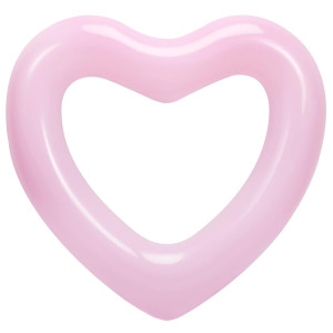 Heysplash Pool Floats Adult Size Heart Inflatable Pool Floatie For Bachelorette Party Swim Tube Rings River Lake Beach Floaty