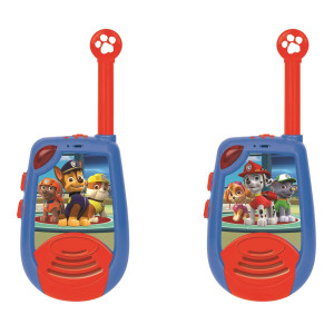 Lexibook Paw Patrol Chase 3D Walkie Talkies 2Km Light Morse Function Volume Control Belt Clip Bluered Tw25Pa