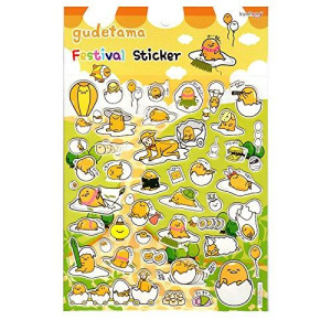 Gudetama Festival Sticker Decorative Fun