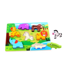 Tooky Toy Animal Chunky Puzzle