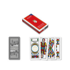 Dal Trevisane Playing Cards Red