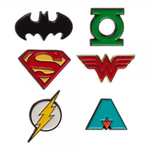 Bioworld Justice League Lapel Pin Set