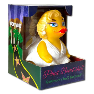 Celebriducks Pond Bombshell Floating Rubber Ducks Collectible Bath Toy Gift For Kids Adults Of All Ages