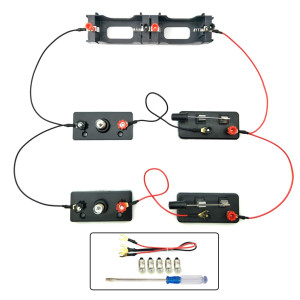 Eudax School Labs Basic Electricity Discovery Circuit Kit For Introductory Electronics