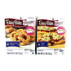 Ultimate Easy Bake Oven Party Pretzel Dippsers And Cheese Pizza Refill Mixes Bundle Set Of 2 Refills