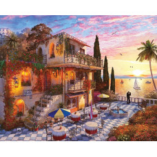 Springboks 1000 Piece Jigsaw Puzzle Mediterranean Romance Made In Usa