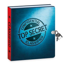 Peaceable Kingdom Top Secret Diary With Invisible Ink Pen