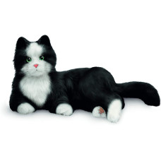 Joy For All Black White Tuxedo Cat Interactive Companion Pets Realistic Lifelike